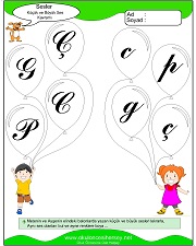 Büyük ve Küçük Sesleri Eşleştir